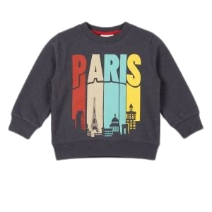 boys paris sweat shirt