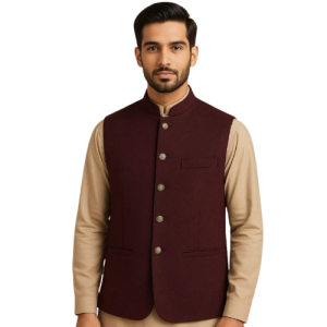 mens tweed maharoon wiest coat